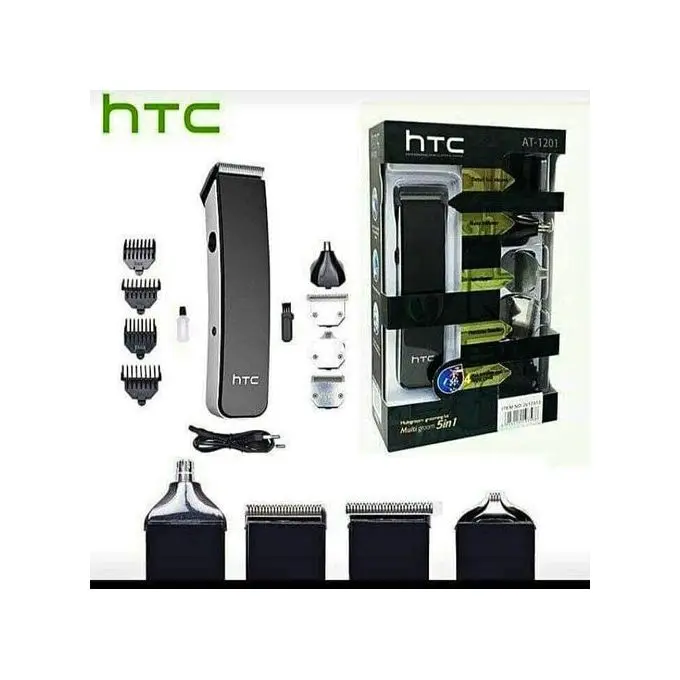 Htc Tondeuse 5 in 1 Multifonction rechargeable Rasoir à barbe et cheveux