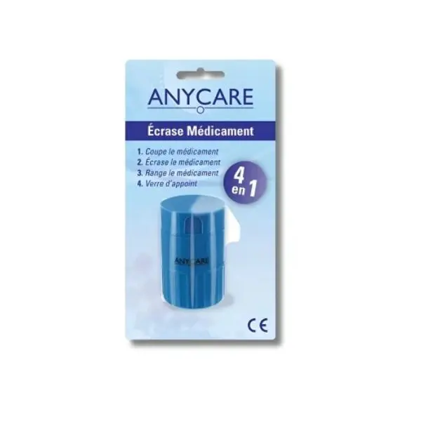 Pilulier 4 en 1 - Ecrase Médicaments - WSMY01