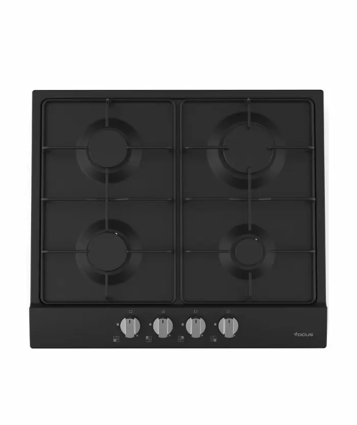 Plaque de Cuisson 4 Feux - F401B - Noir