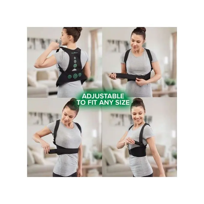Correcteur de posture - Réglable avec support de ceinture - Pour homme et femme