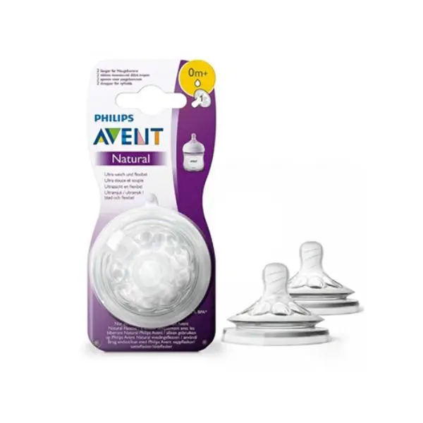 Tétine Natural - 2 pcs - 0 mois +
