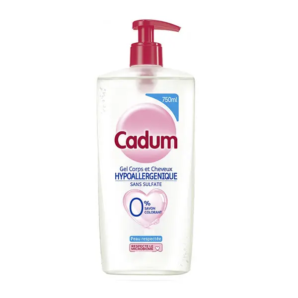 Gel lavant corps et cheveux hypoallergénique - Douceur et protection pour peaux sensibles