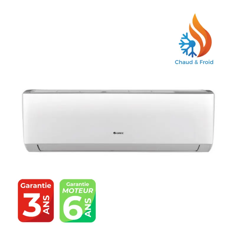 Climatiseur - 9000BTU GREE GWH09ALB-K3DNA1B - INVERTER - CHAUD|FROID - Blanc