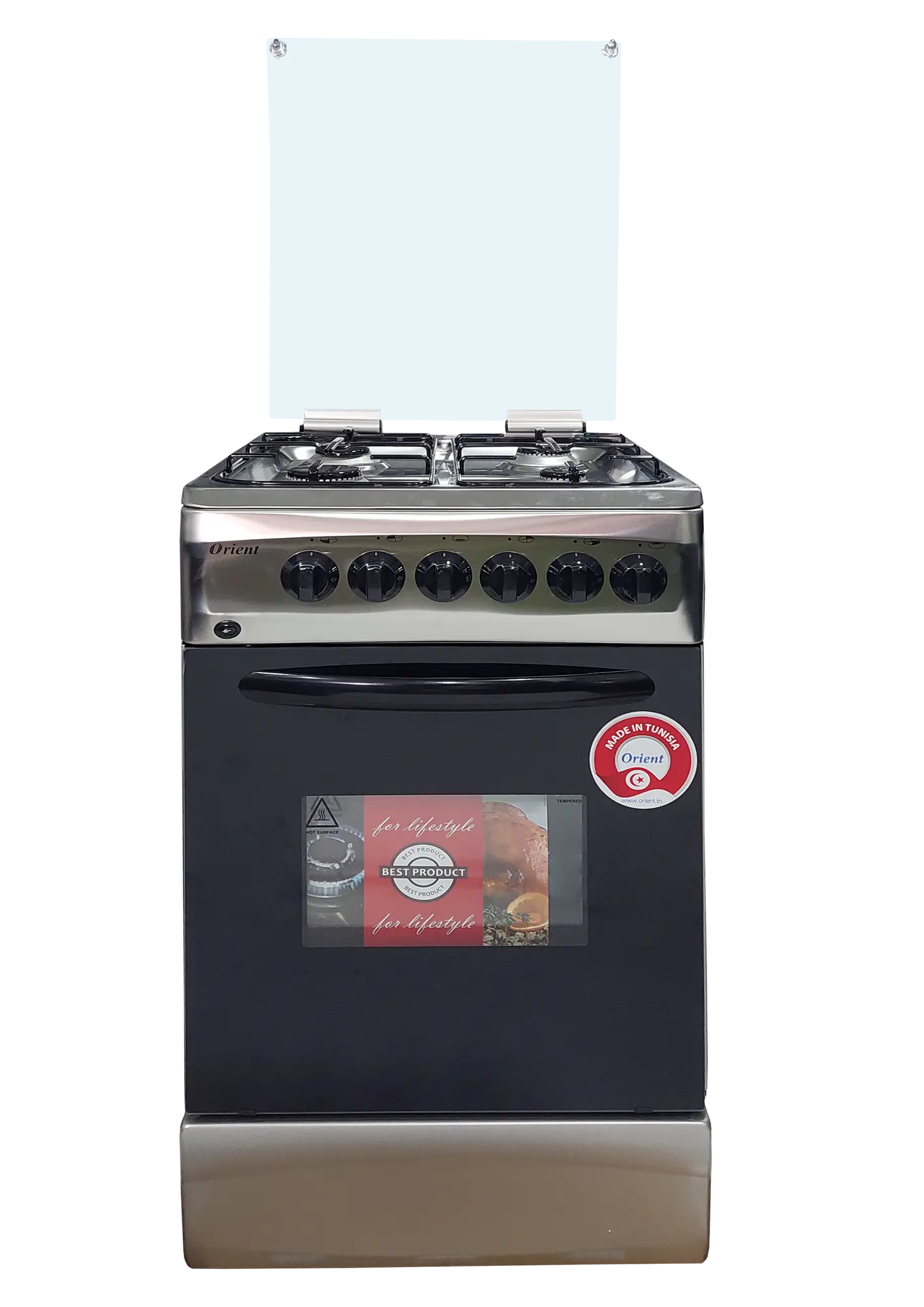 Cuisinière à Gaz 4 Feux - OC-50-60 SIT - Inox