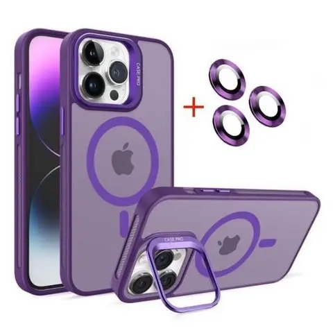 Coque pour iPhone 16 Pro Camera Lens MagSafe Support Matte