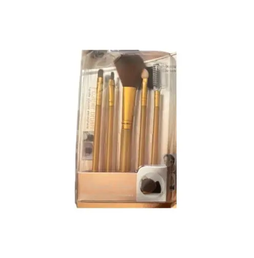 Ensemble de 5 Pinceaux de Maquillage - Gold