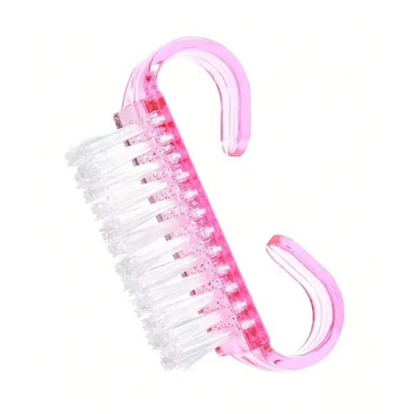 Brosse à ongles de nettoyage - Élimine la poussière - Rose