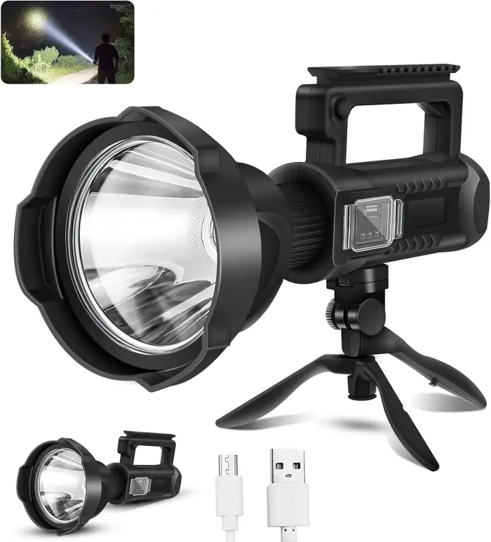 Torche lampe - Multifonctions - Rechargeable - Très puissante
