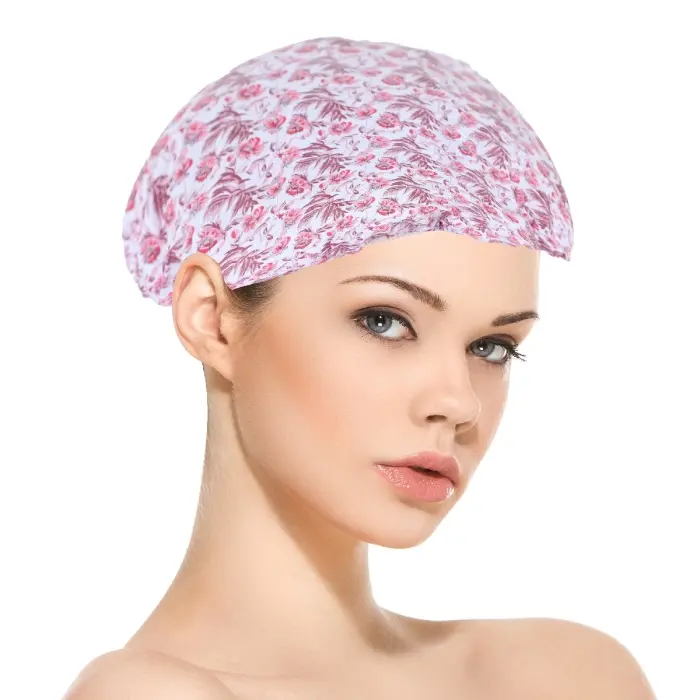 Bonnet de Douche Élastique Imperméable