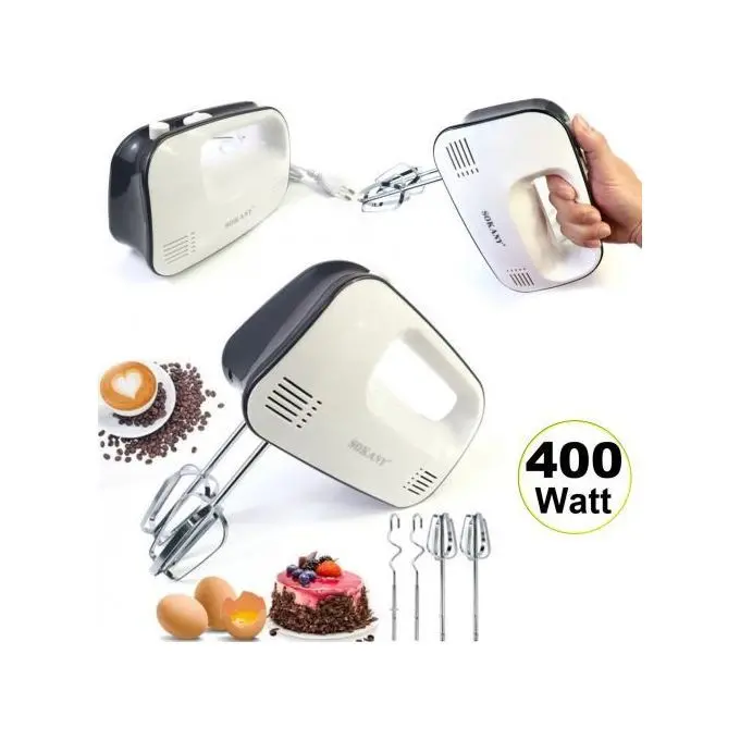 Batteur A Main - Blanc&Noir - 400 W