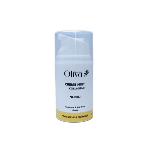 Crème Nuit - Collagène Néroli - Peau Sèche et Normale - 50ml