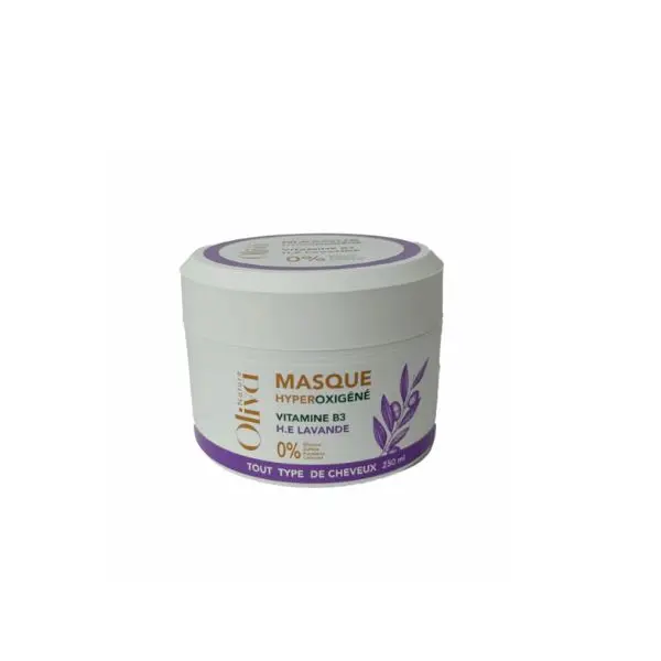 Masque Cheveux - Hyperoxygéné & vita B3 H.E - LAVANDE - Tout type de Cheveux - 250ml