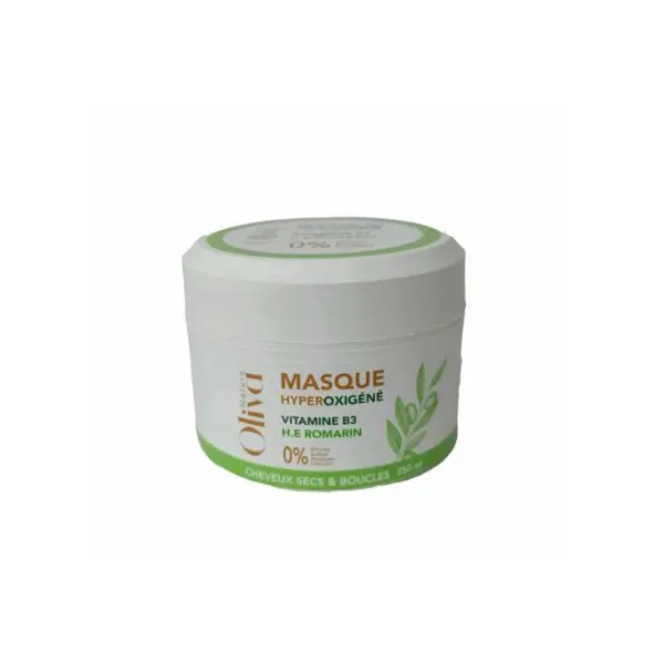 Masque Cheuveux - Hyperoxygéné & vita B3 H.E ROMARIN - Cheveux Secs et Bouclés - 250ml