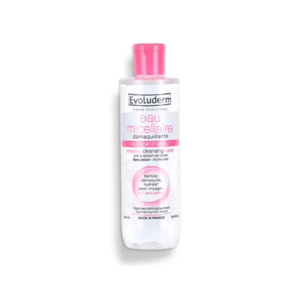 Eau Micellaire Démaquillante - Peaux Sèches & Sensibles - 250Ml
