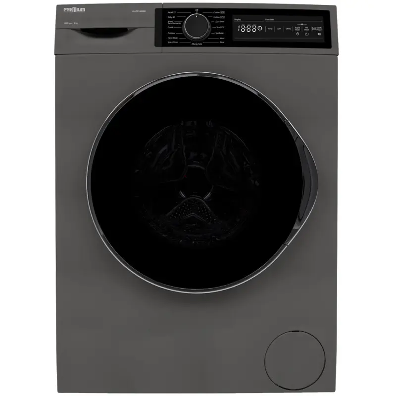 MACHINE À LAVER AUTOMATIQUE 9KG PREMIUM ALLP91400.G01 - 1400 T - GRIS