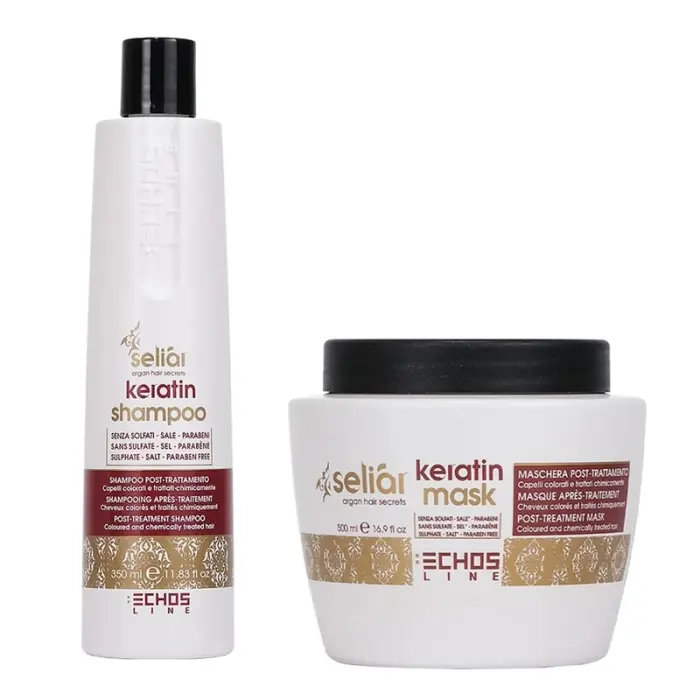 Seliar Kératine Pack Shampoing 350 ml & Masque 500ml