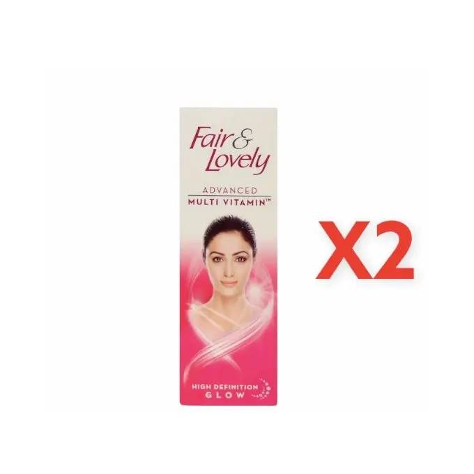 Pack Fair & Lovely Lot 2 x Crème pour visage Fair & Lovely Multivitaminés