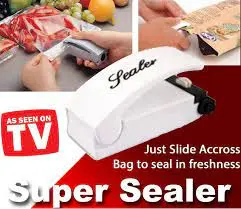 Mini Machine soudeuse Sac Alimentaire Portable – Blanc