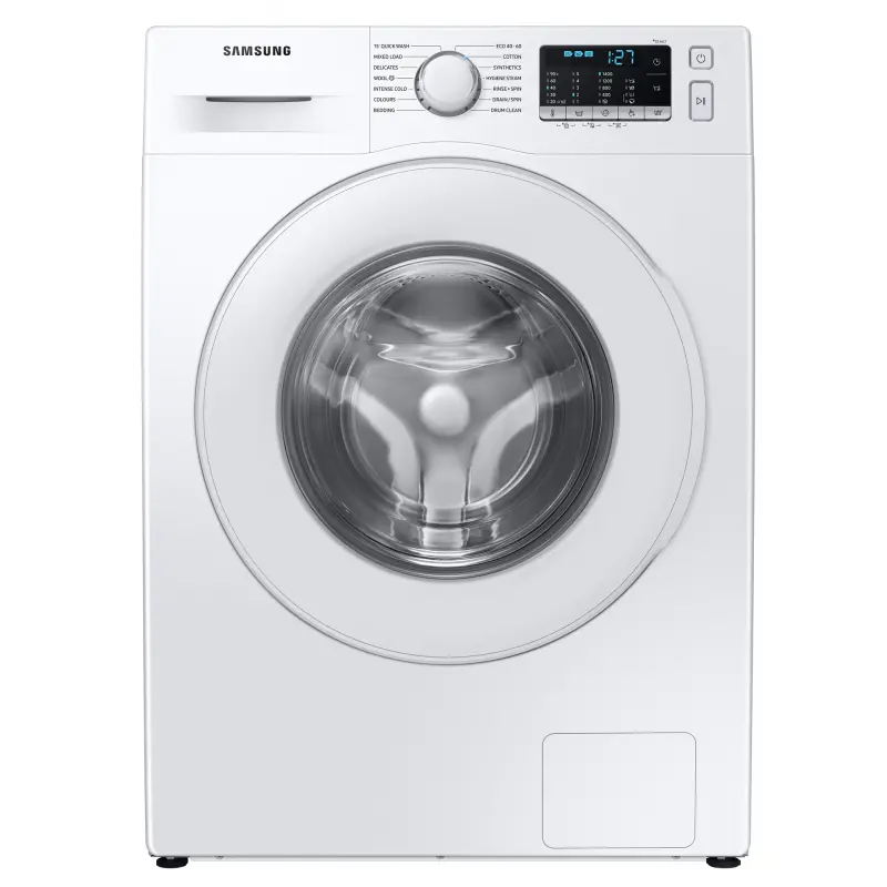 MACHINE À LAVER AUTOMATIQUE SAMSUNG 8KG WW80TA046TE - ECO BUBBLE - INVERTER - 1400T - BLANC