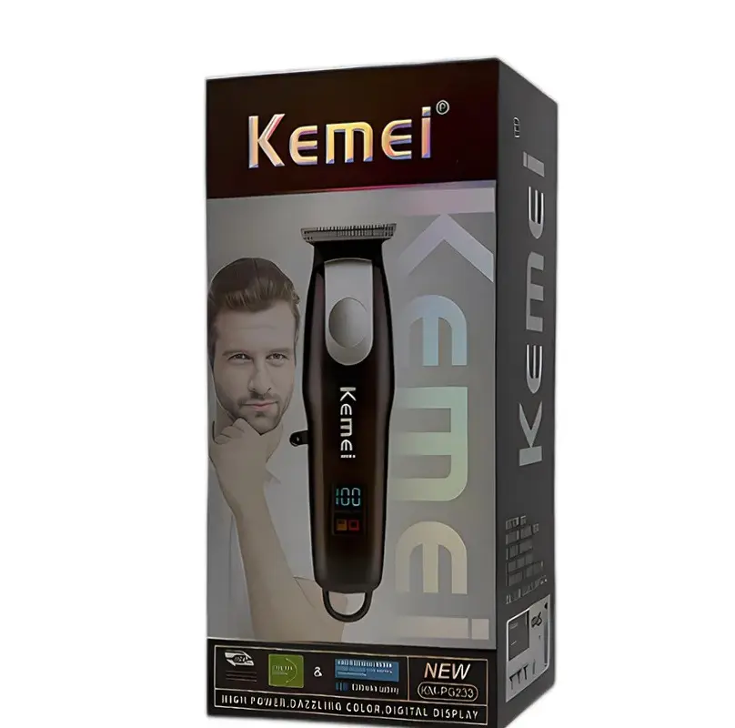 Tondeuse à cheveux de barbier - Professionnelle affichage LED - Sans fil