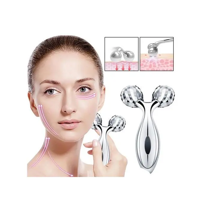 Masseur pour le corps - Appareil de massage et relaxation manuel 3D - Argent