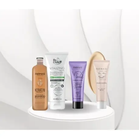 Pack - Shampooing - Masque - Fond de Teint - Base de Maquillage