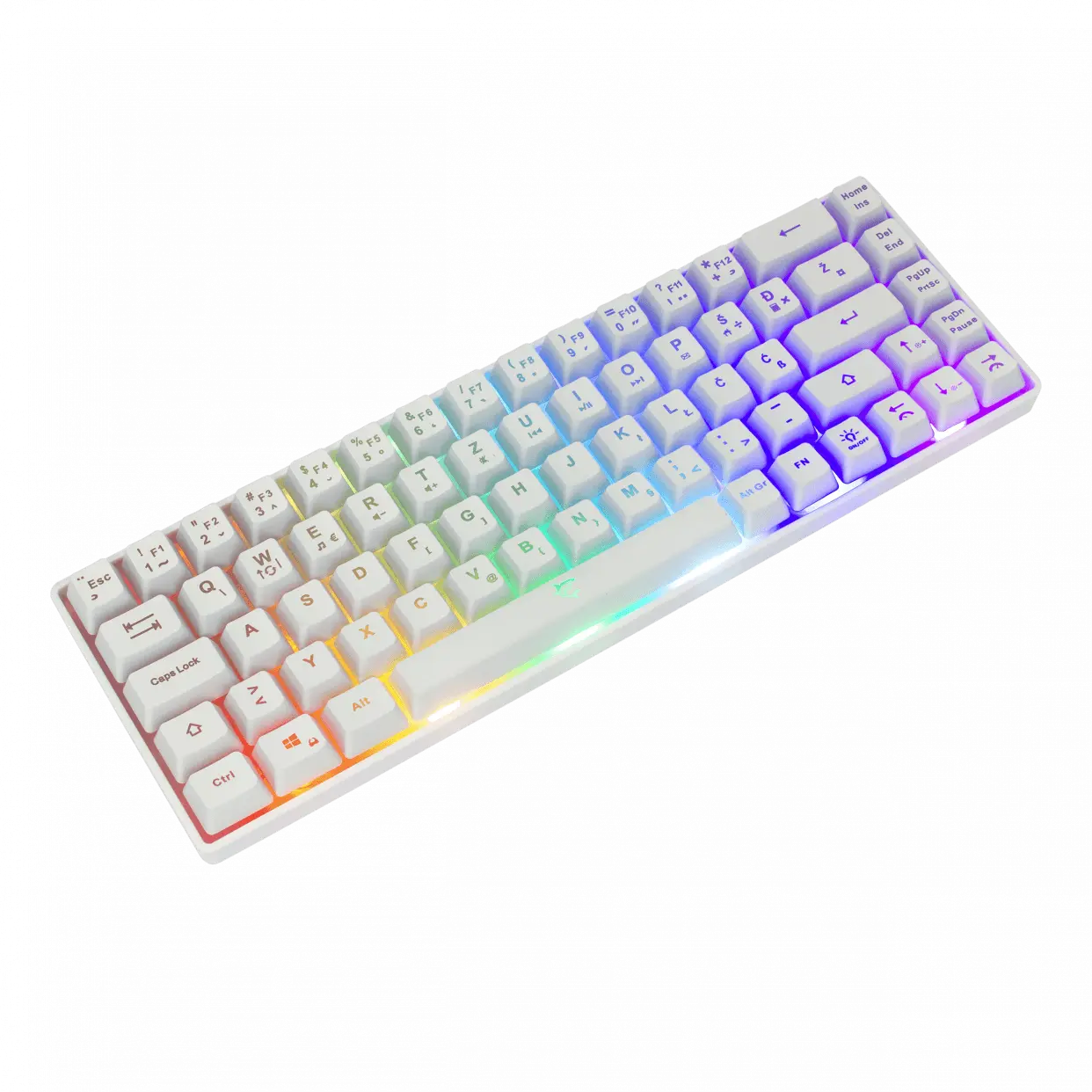 clavier White Shark KEYBOARD GK-2201 RONIN WHITE