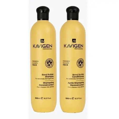 Kavigen Shampoing Reconstructeur Sans Sulfate 500ml + Après Shampoing 500ml
