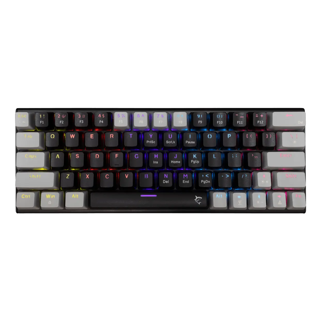 clavier White Shark Keyboard GK-002721V2 WAKIZASHI-2 Black-Grey US-BLUE.SW