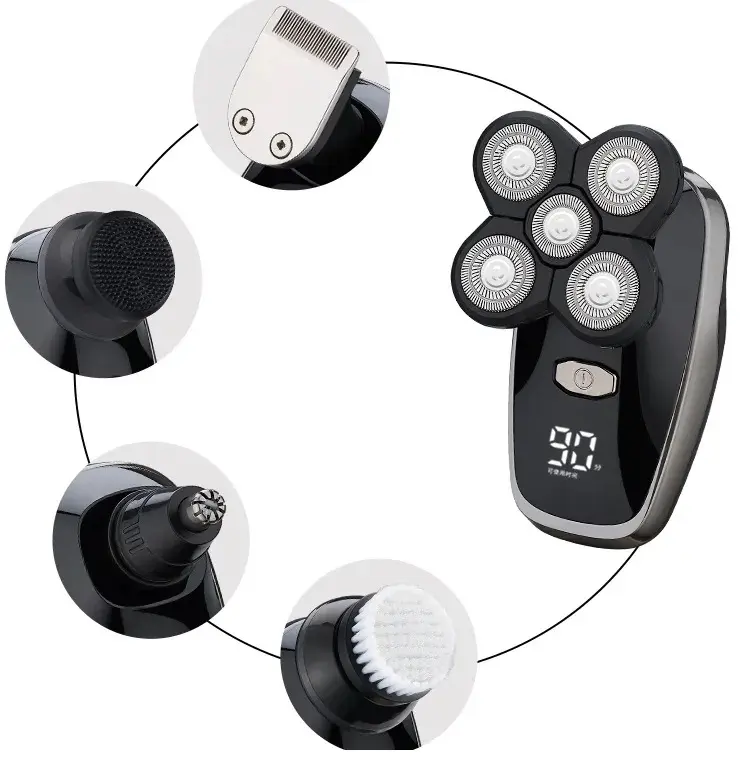 Rasoir électrique pour homme - IPX7 étanche - 4D flottant - Daling DL9241