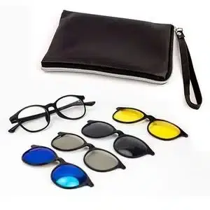 Monture de lunettes de soleil 6 en 1 - Clip magnétique - Optique polarisé - REF 2245A