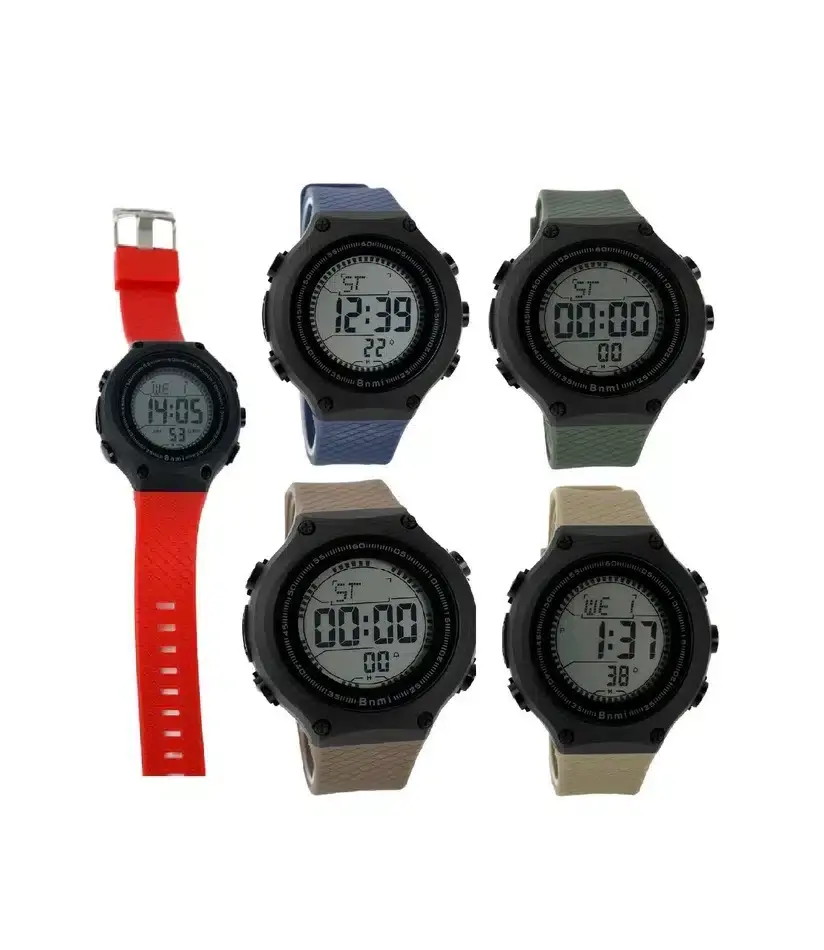 Montre numérique pour hommes , femmes et enfants - Etanche - Sport - Décontractée - Assortie