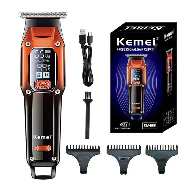 Tondeuse à Cheveux Professionnel - Rechargeable Électrique - Sans Fil