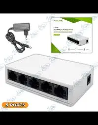 5 Ports - Ethernet - Switch - PIX-LINK - Blanc