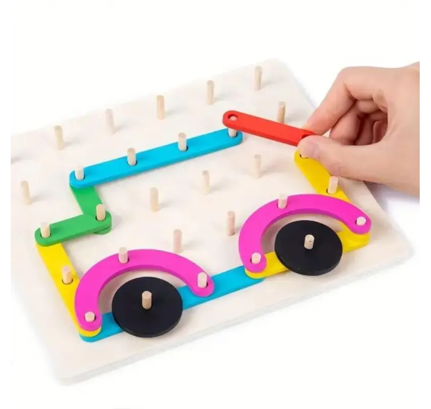 Jouets pour l'entraînement pratique Capacité de coordination avec chiffres, lettres et formes Structure Orthographe