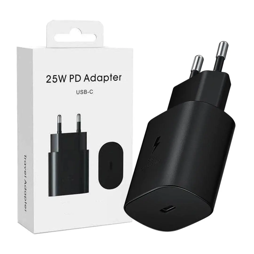 Adaptateur - Tête Chargeur - USB-C 25W - Noir