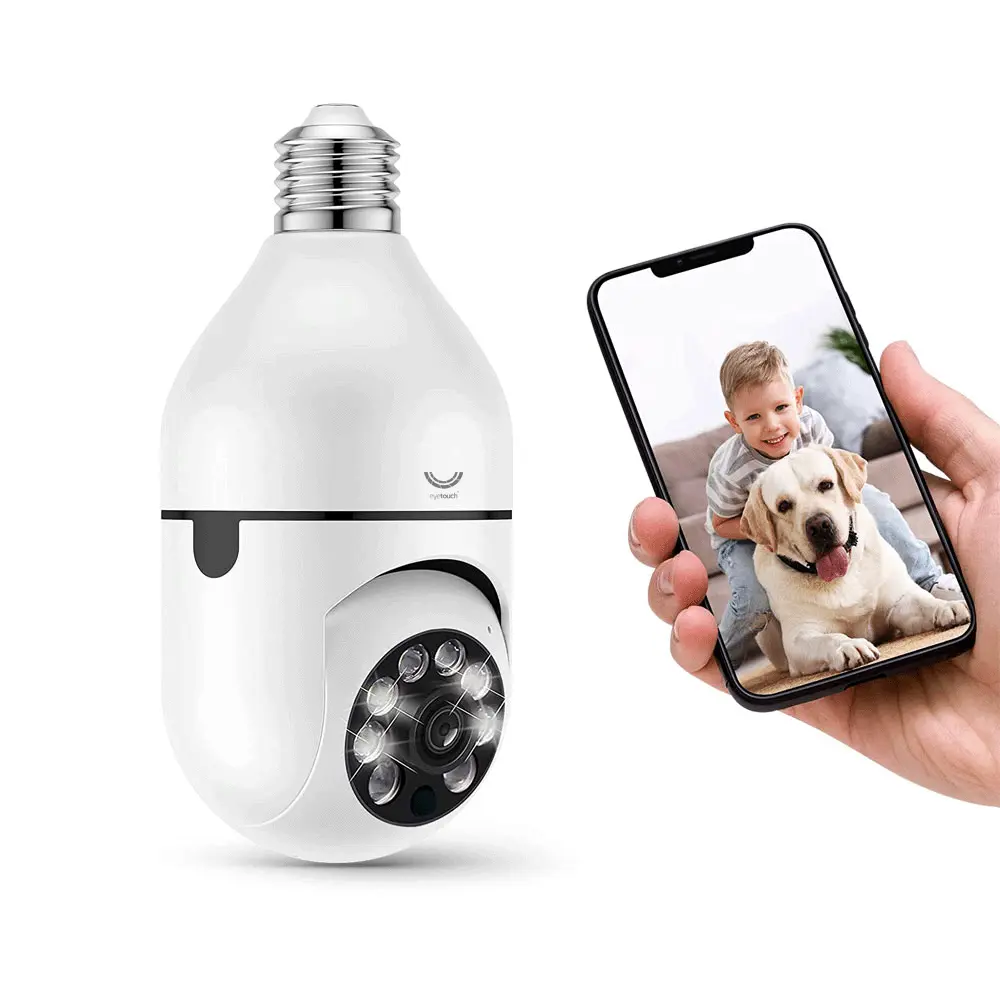 WiFi Panoramic Light Bulb Camera 3.0MP